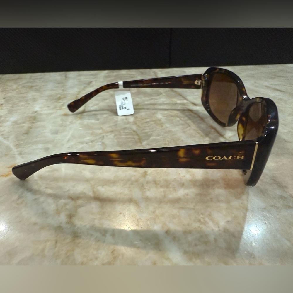 Coach HC8168 512013 Women's Rectangular Sunglasses - Dark
Tortoise - Picture 5 of 7